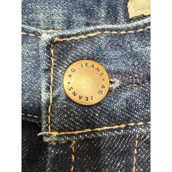 AG Womens 26 Jeans Alexxis High Rise Straight Leg Button Fly Blue Japanese Denim - Picture 6 of 13